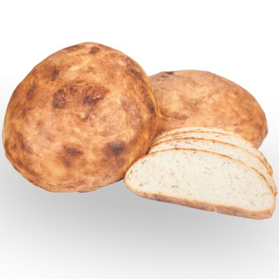 White bread with potato flakes