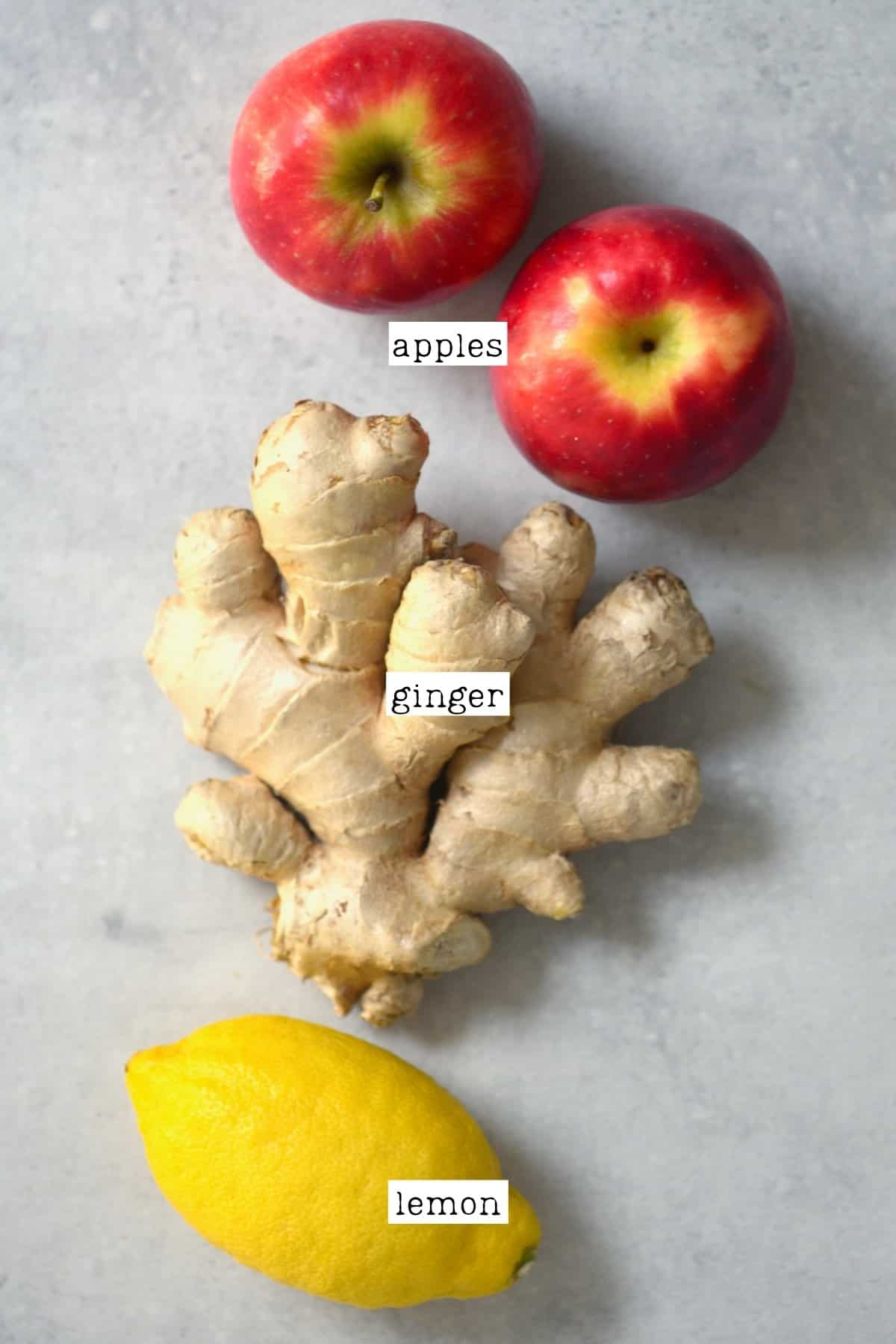Apple+Lemon+Ginger Juice