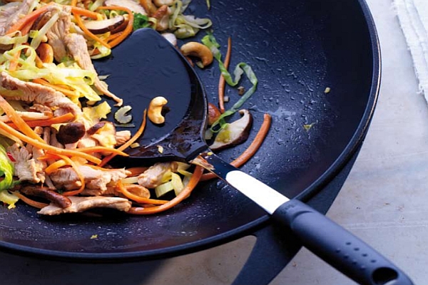 spatulă/lingură pentru Wok