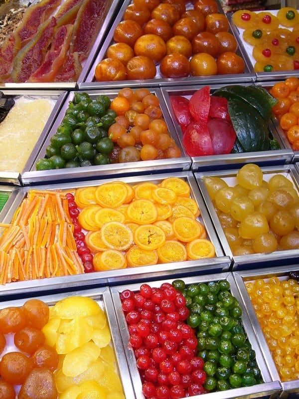 Fructe confiate