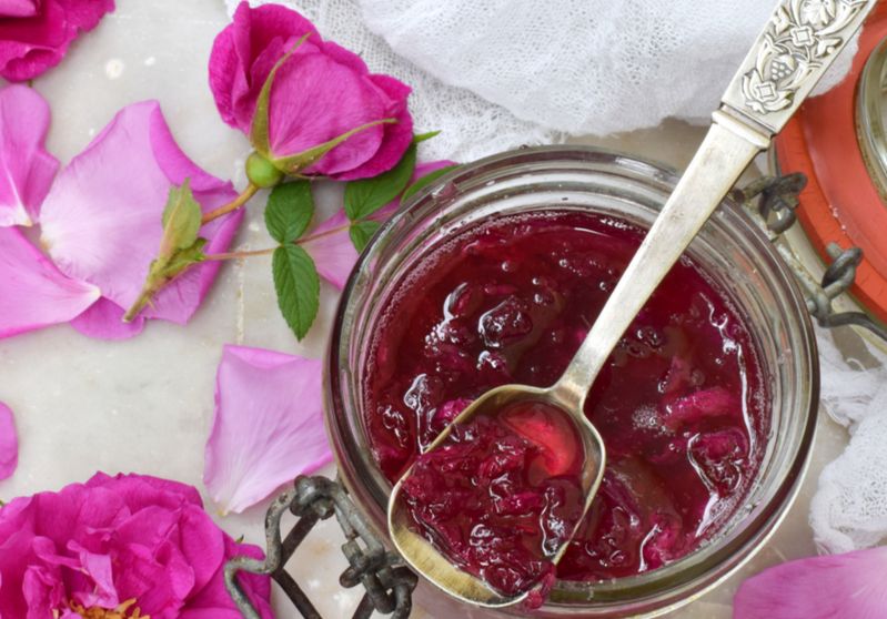 Rose petals jam