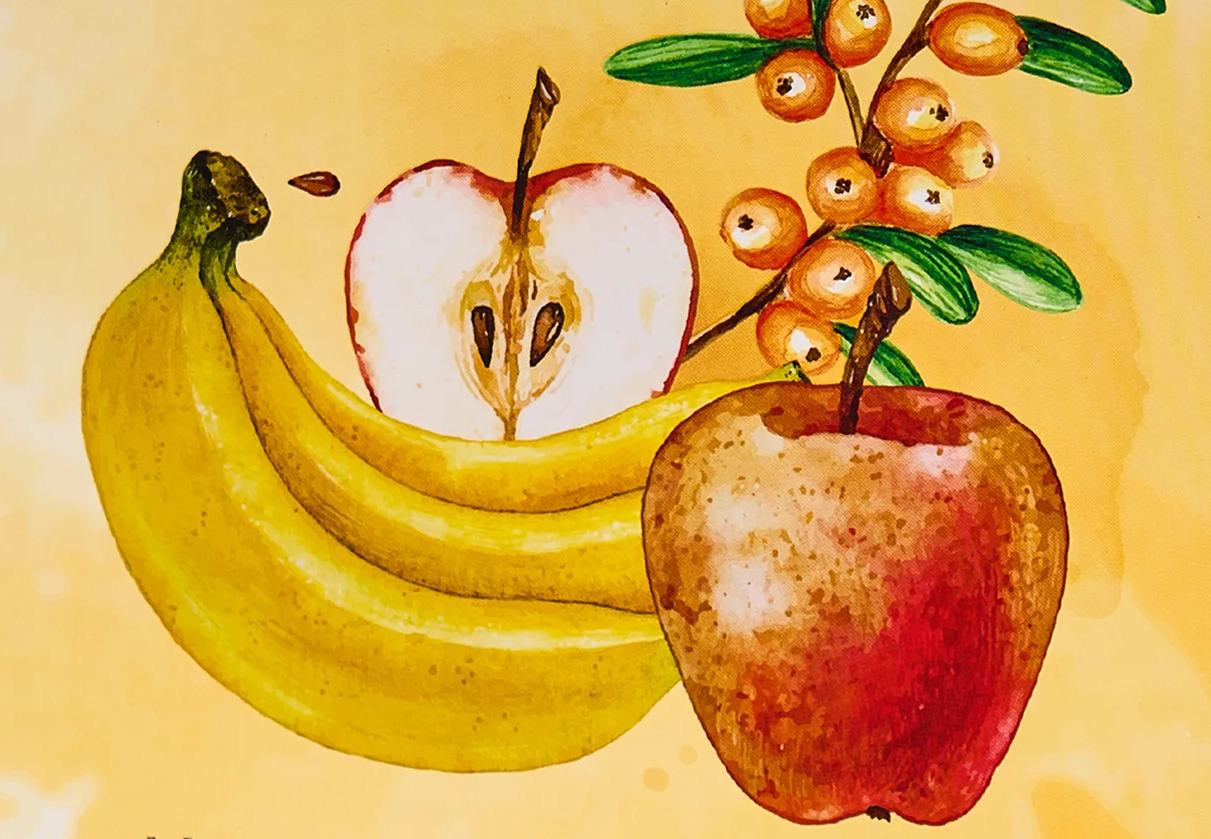 Apple+Buckthorn+Banana juice